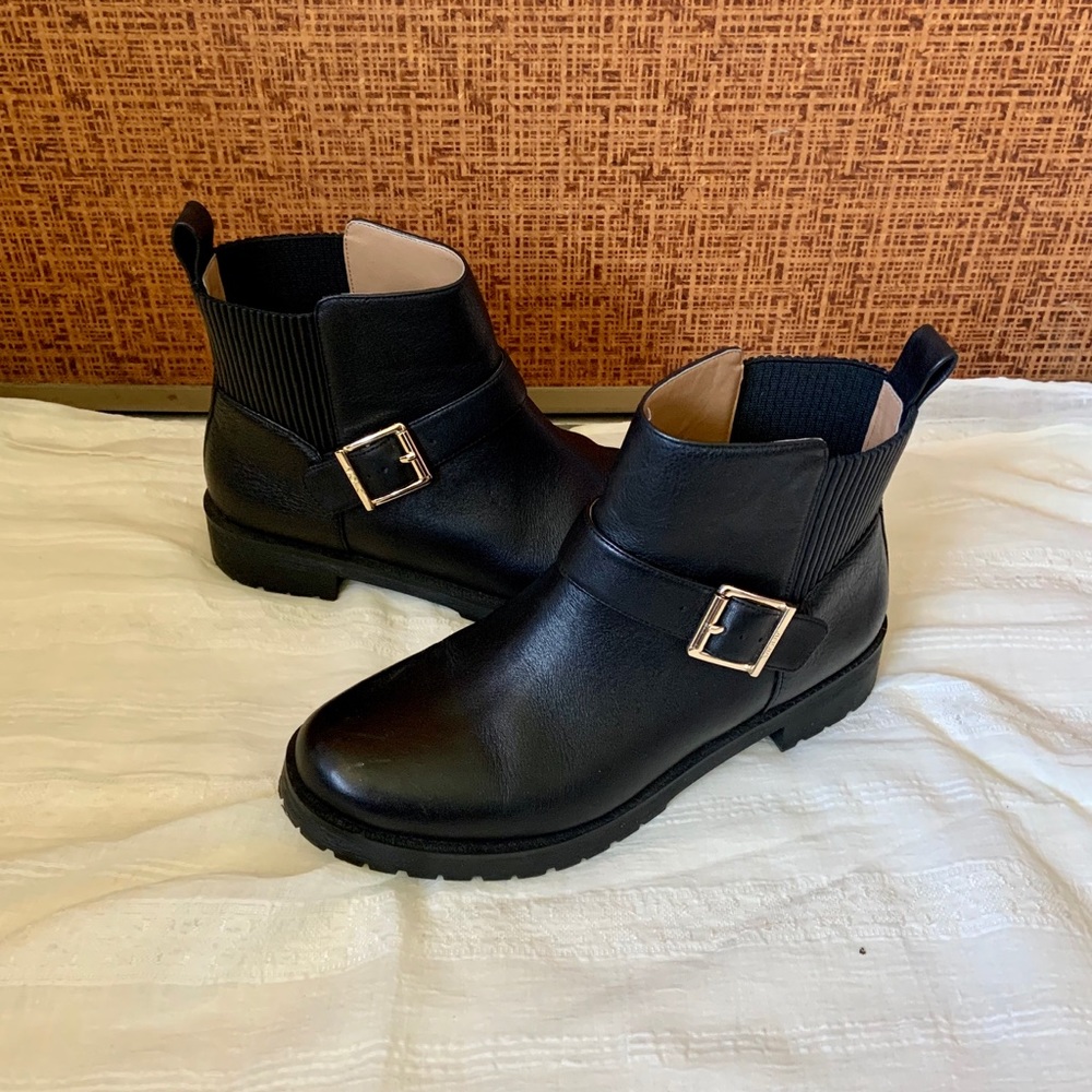 Vionic Black Leather Boots